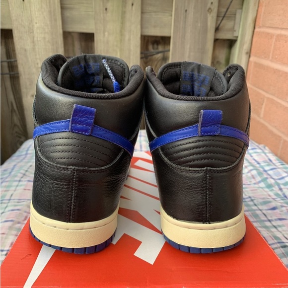 Nike Dunk High Black Royal Blue 
Size 10 - Picture 3 of 6